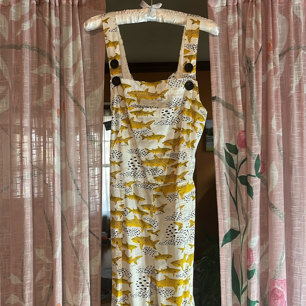 Nooworks Yellow and White Jumpsuit